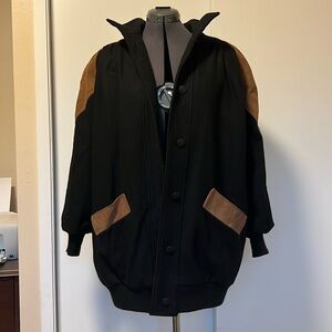 Black and tan jacket